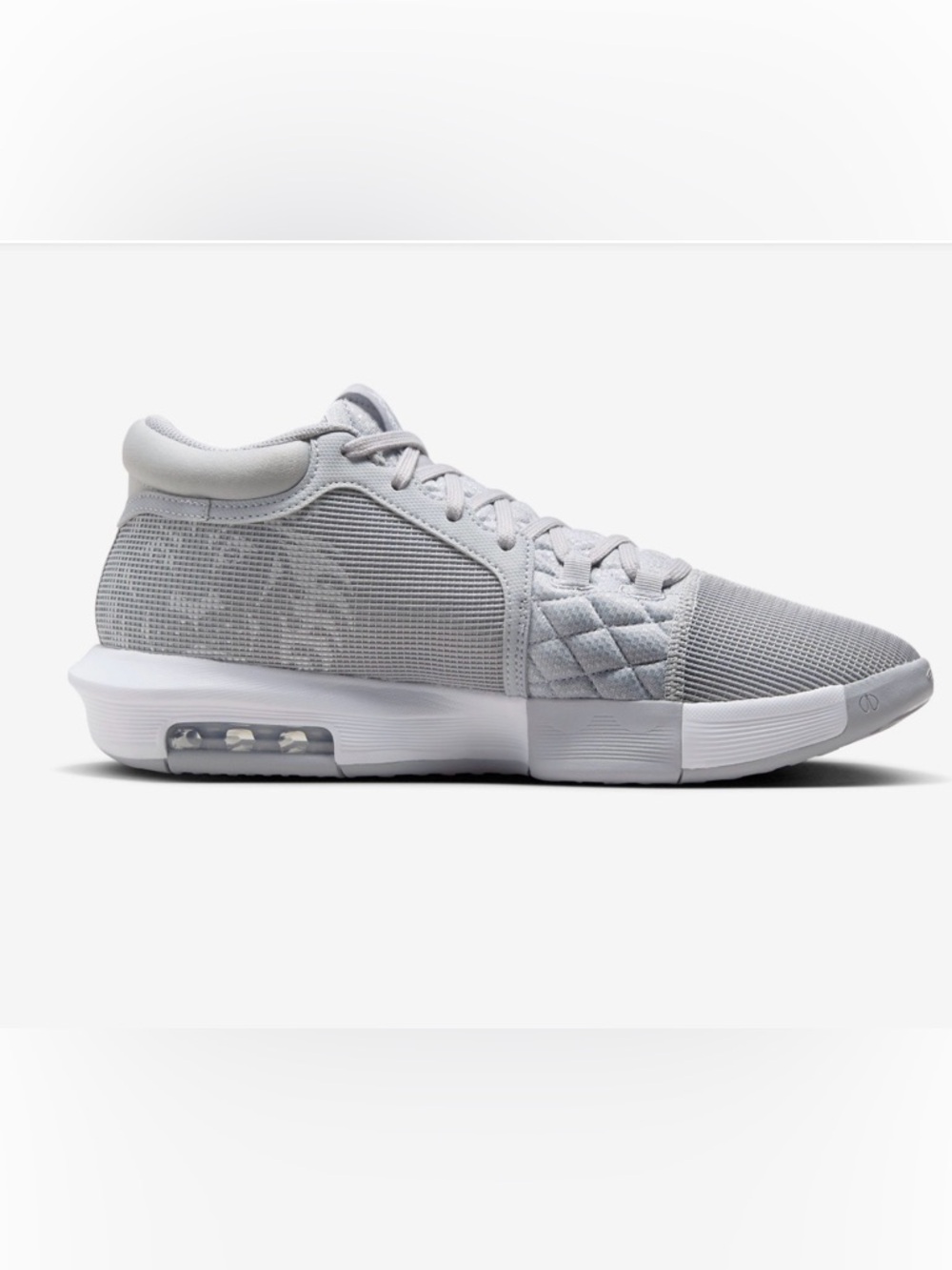 Men's Performance Mid-Top Sneakers in Light Gray